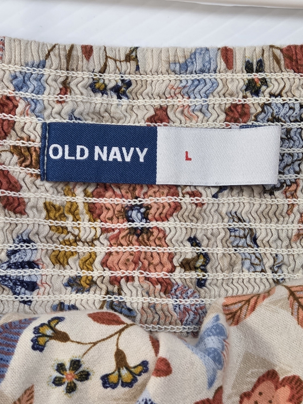 Old Navy Floral Spaghetti-Strap Maxi Dress in Cream and Multi - Picture 6 of 7